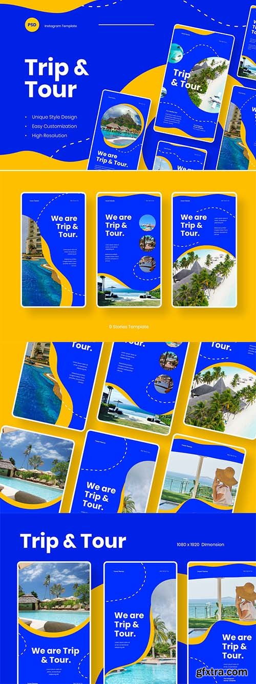 Trip & Tour - Instagram Stories Template