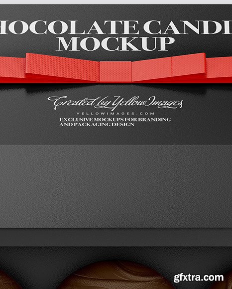 Gift Box with Chocolates Mockup 72889