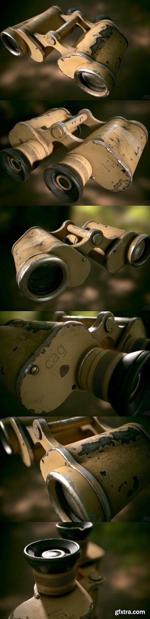 WW2 German Military Afrika Corps Binoculars