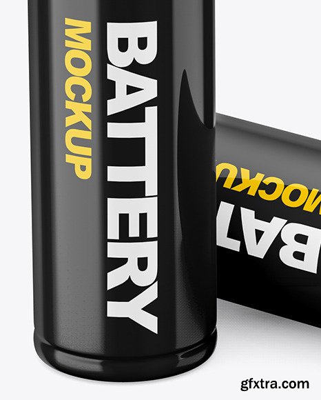 Two AA Batteries Mockup 73188