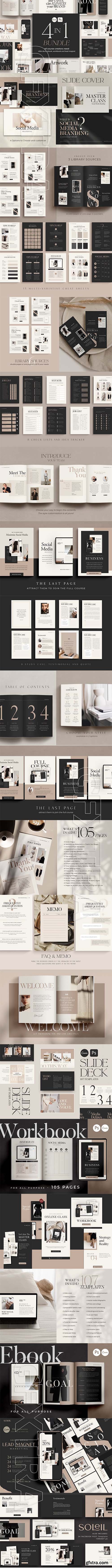 CreativeMarket - 4 in 1 Bundle for Creators CANVA PS 5493656