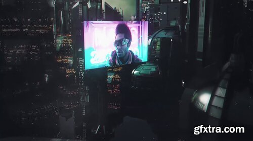 Videohive - Cyberpunk City 4 in 1 - 29712882