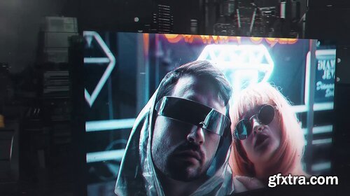 Videohive - Cyberpunk City 4 in 1 - 29712882