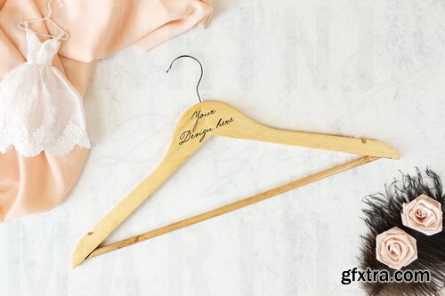 ETSY - Wooden Hangers Stock Photo Bundle