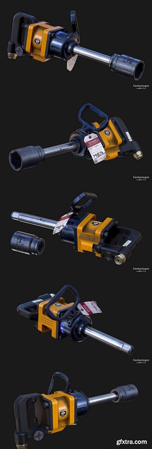 Heavy duty air impact wrench