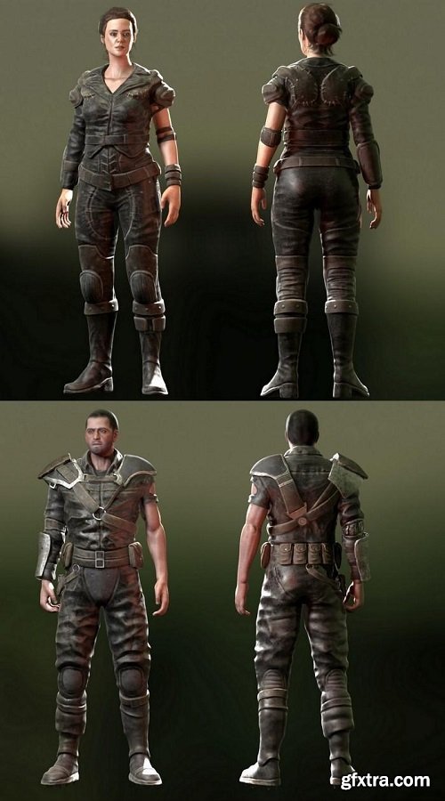 Leather Armour 3D model