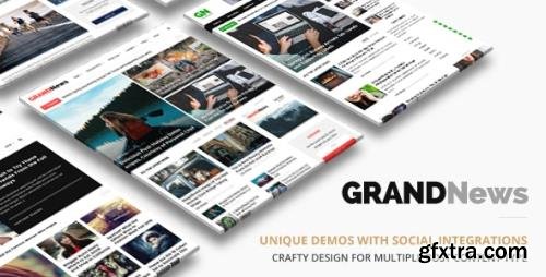 ThemeForest - Grand News v3.4 - Magazine Newspaper WordPress - 15885465 - NULLED