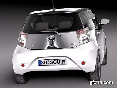 Toyota IQ EV 2013 3D Model