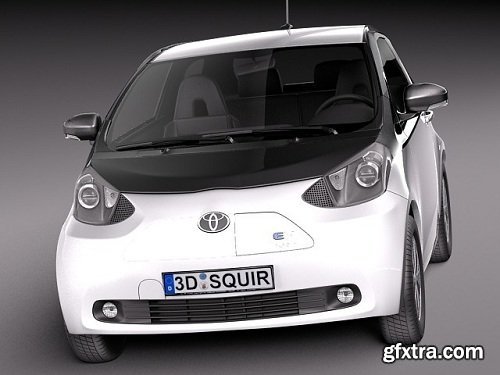 Toyota IQ EV 2013 3D Model