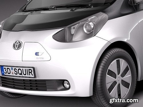 Toyota IQ EV 2013 3D Model