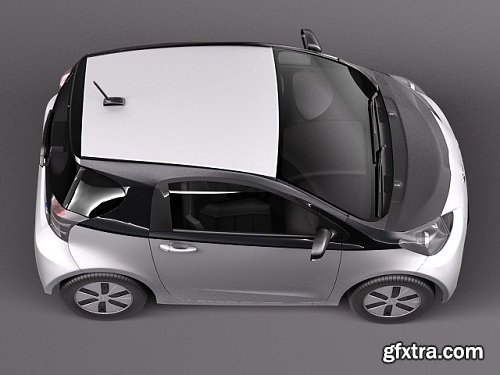 Toyota IQ EV 2013 3D Model