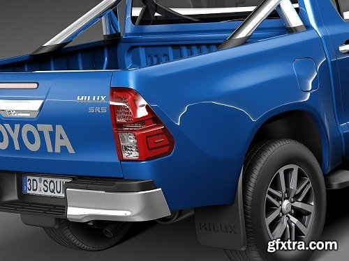 Toyota Hilux Double Cab 2016 3D Model