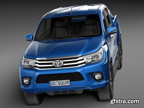 Toyota Hilux Double Cab 2016 3D Model