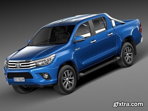 Toyota Hilux Double Cab 2016 3D Model