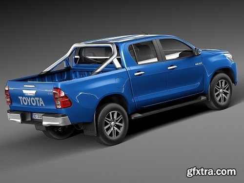 Toyota Hilux Double Cab 2016 3D Model