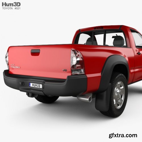 Toyota Tacoma Regular Cab 2011 3D model