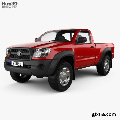 Toyota Tacoma Regular Cab 2011 3D model