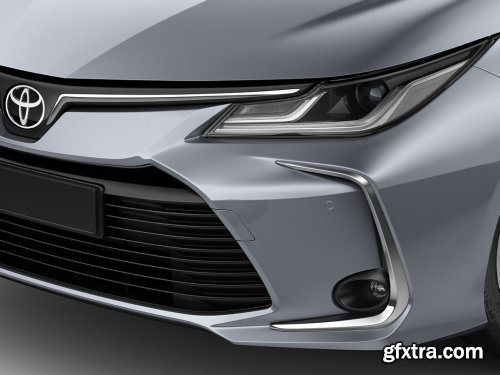 Toyota Corolla Sedan EU 2019 3D model