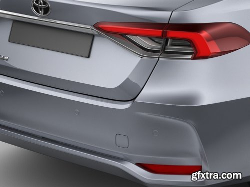 Toyota Corolla Sedan EU 2019 3D model