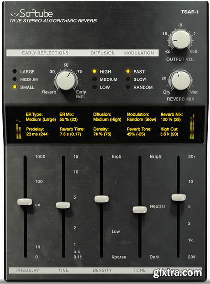 Softube TSAR-1 Reverb v2.5.9