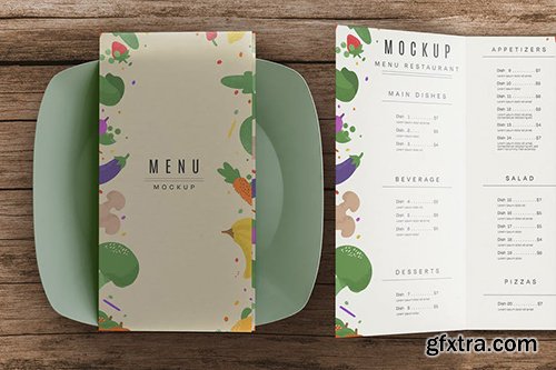 Restaurant Menu Mockup