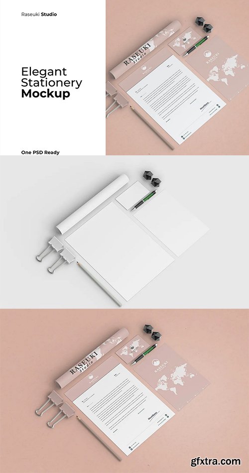 Elegant Stationery Mockup