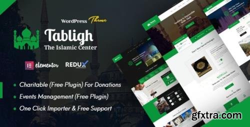 ThemeForest - Tabligh v1.0 - Islamic Institute & Mosque WordPress Theme - 29880812