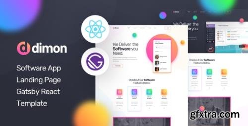 ThemeForest - Dimon v1.0 - Gatsby React App Landing Page Template - 29796340