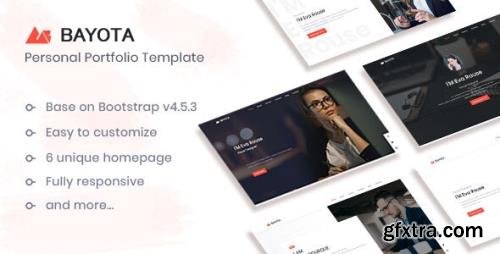 ThemeForest - Bayota v1.0 - Responsive Personal & Portfolio Template - 29526895