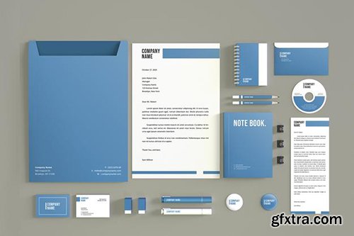 Modern stationery mockup