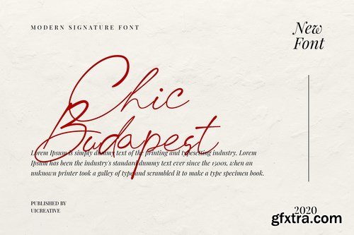 Chick Budapest Signature Font