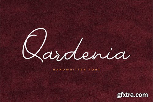 Qardenia Signature Font