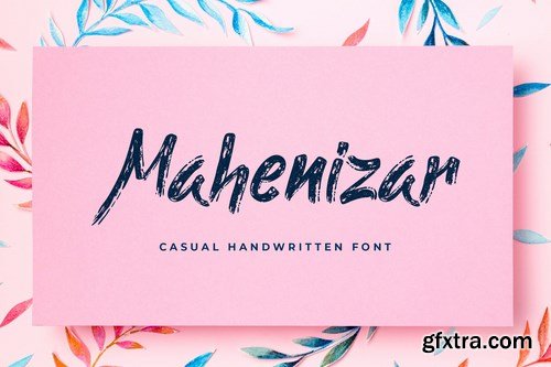 Mahenizar Brush Handwritten Font