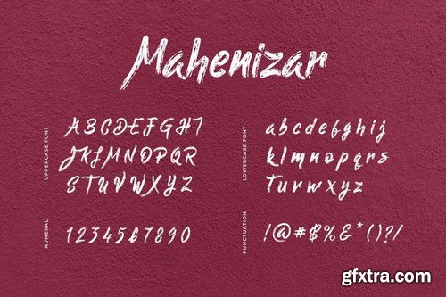 Mahenizar Brush Handwritten Font