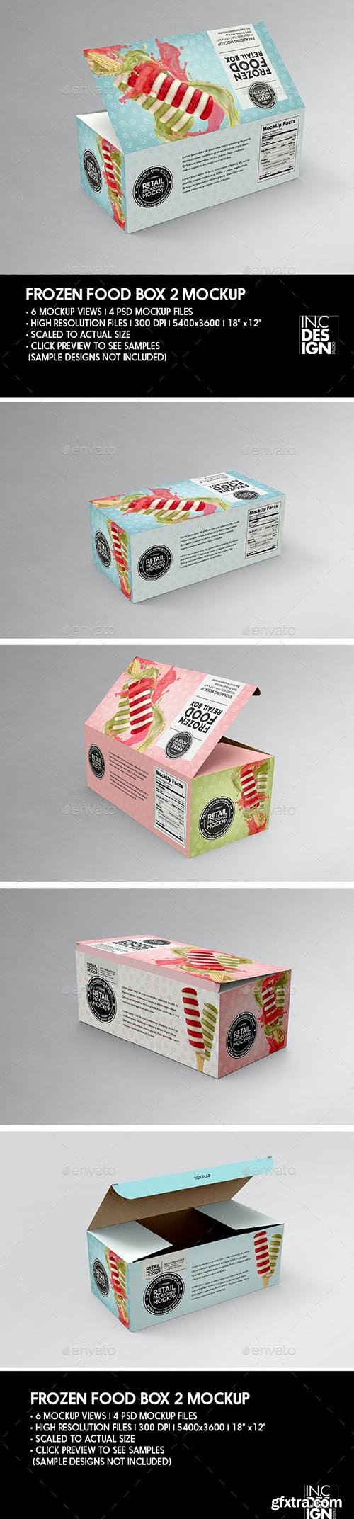 GraphicRiver - Big Frozen Food Box Packaging Mockup 29889156