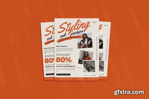 Styling Sale Fashion Flyer