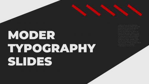 MotionArray - Modern Typography Slides - 819808