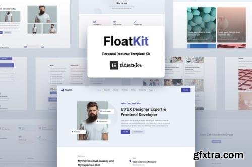 ThemeForest - FloatKit v1.0.0 - Personal Resume Elementor Template Kit - 29906017