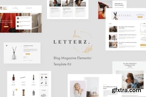 ThemeForest - Letterz v1.0.1 - Blog Magazine Elementor Template Kit - 29930716