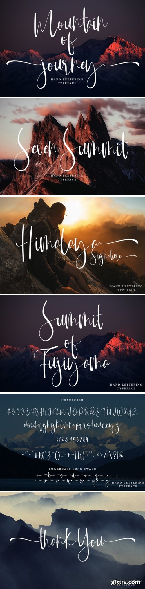 Mountain of Journey Font