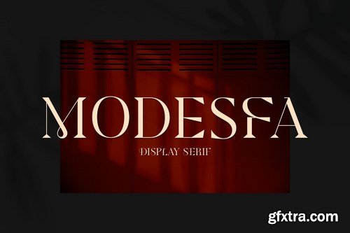 Modesfa - Modern Display Serif