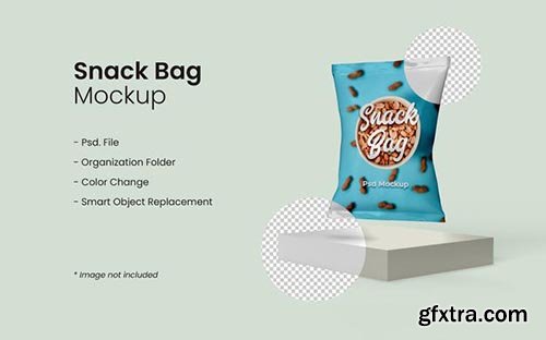 Snack bag mockup