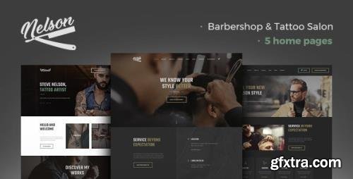 ThemeForest - Nelson v1.2.0 - Barbershop Hairdresser & Tattoo Salon WordPress Theme - 24525732 - NULLED