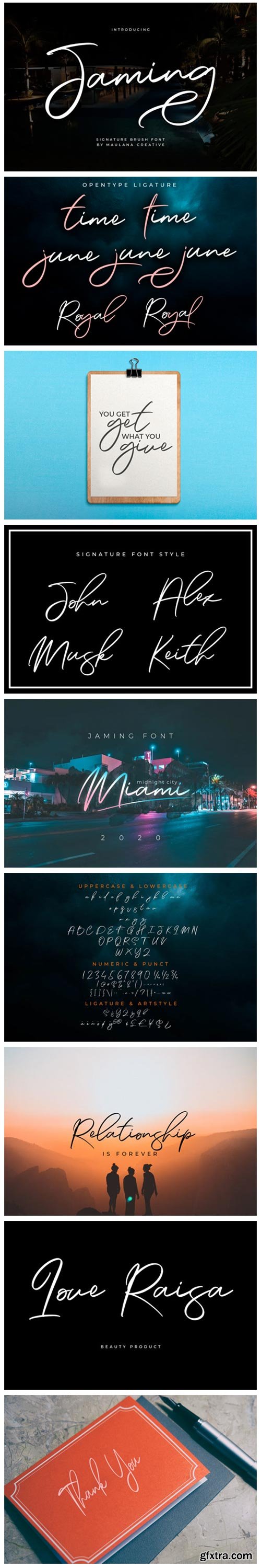 Jaming Font