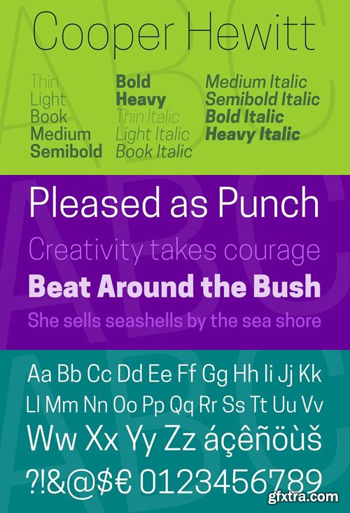 Cooper Hewitt - Sans Serif Font Family  [14-Weights]