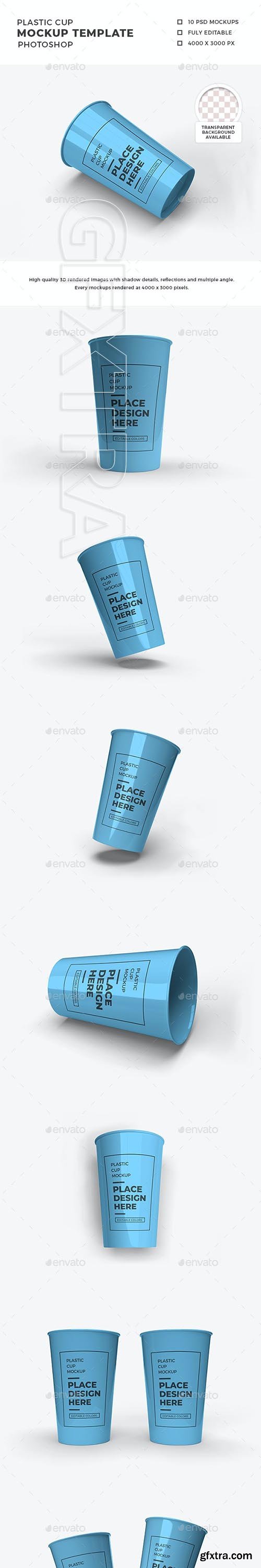 GraphicRiver - Plastic Cup Mockup Template Set 29926882