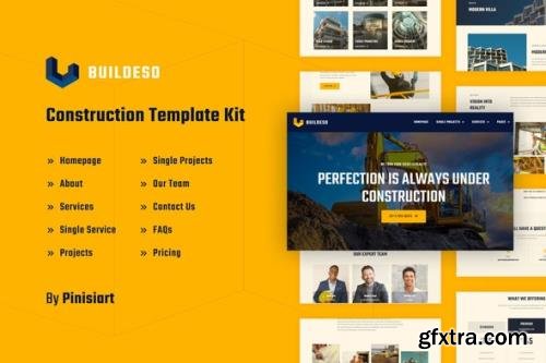 ThemeForest - Buildeso v1.0.2 - Construction Elementor Template Kit - 29903142