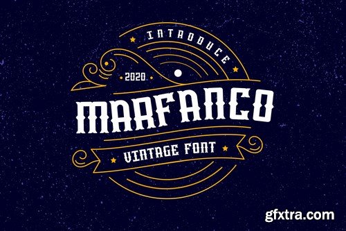 Marfanco Serif Display Font