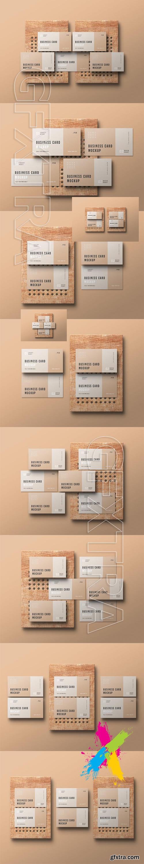 Business card set mockup 2