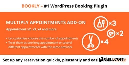 CodeCanyon - Bookly Multiply Appointments (Add-on) v2.2 - 17457141